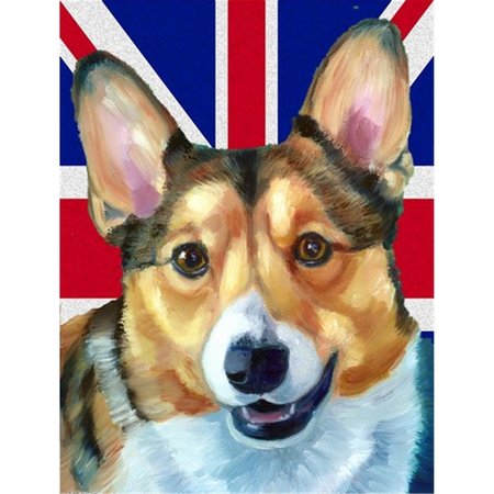 PATIOPLUS Corgi With English Union Jack British Flag Flag Garden Size PA729936